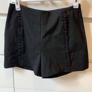 High waisted black Zara shorts